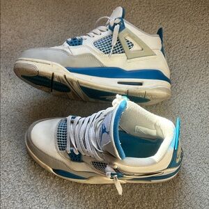 Military Blue Jordan 4s